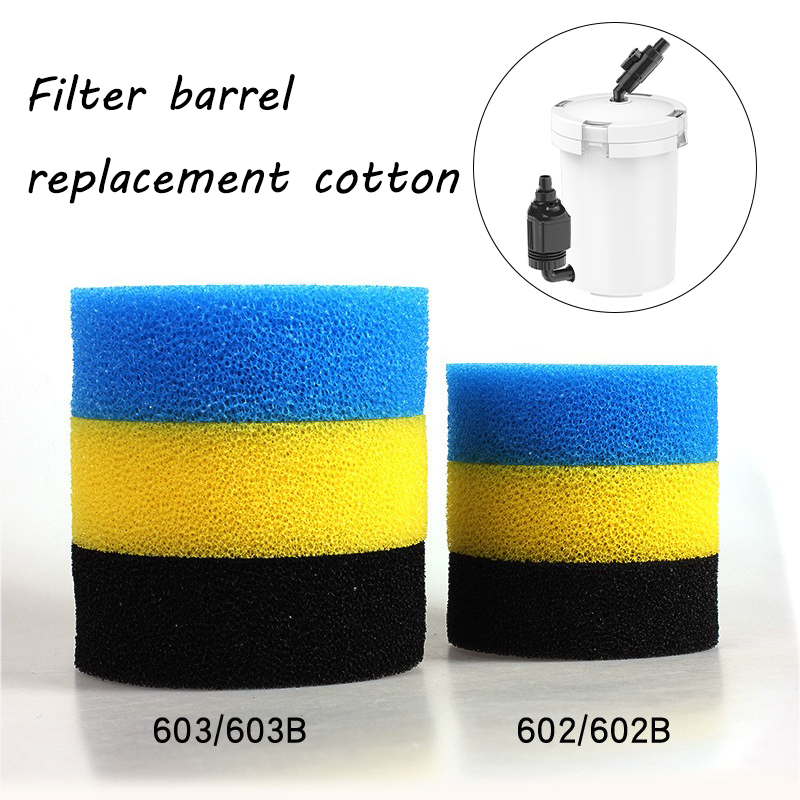 Marine Aquarium Return Pump - Fish Tank Filter Barrel Replacement Cotton