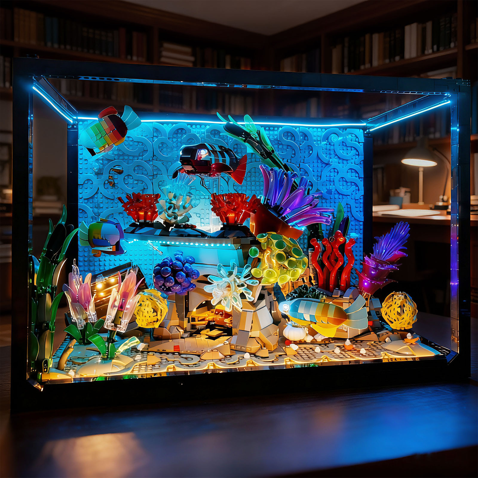 Aquarium Marine Light - LYBMTWF LED Lighting Kit Compatible with