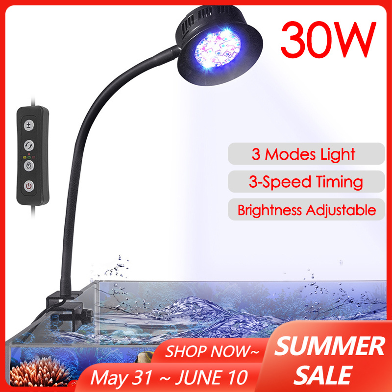 Aquarium Marine Light - 30W Aquarium Fish Tank Sea Water