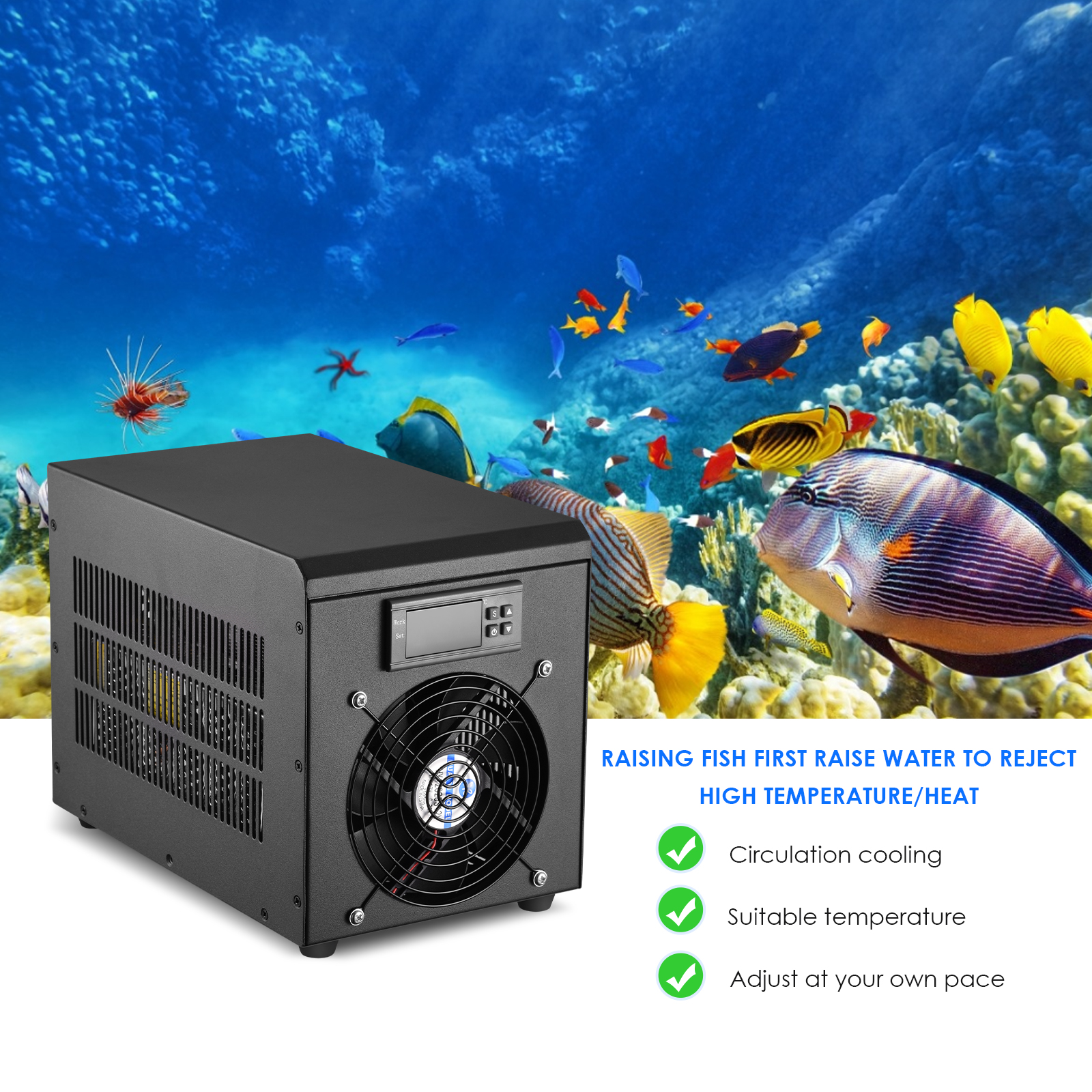 180W Aquarium Water Chiller 55 - Marine Aquarium Chiller 리뷰 및 가격