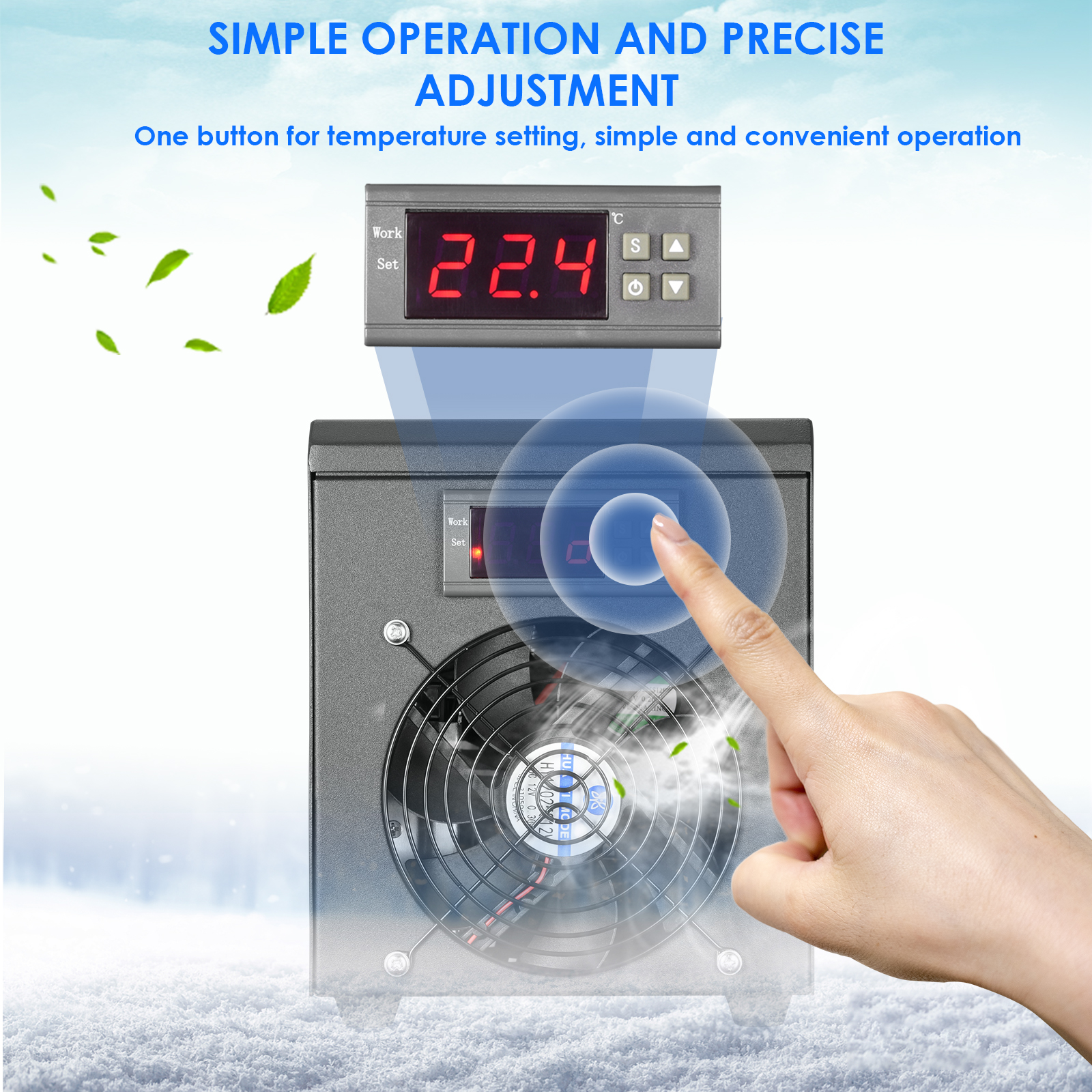 180W Aquarium Water Chiller 55 - Marine Aquarium Chiller 리뷰 및 가격