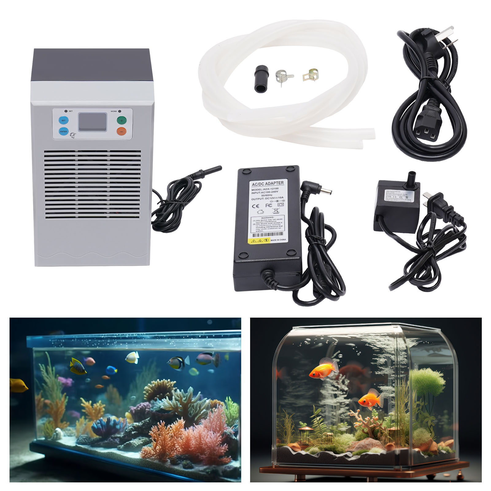 Aquarium Water Chiller, 100W F - Marine Aquarium Chiller 리뷰 및 가격