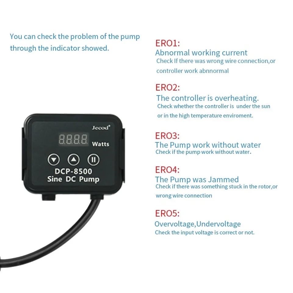 Jebao Jecod DCP 2500/3500/5000 - Marine Aquarium Return Pump 리뷰 및 가격