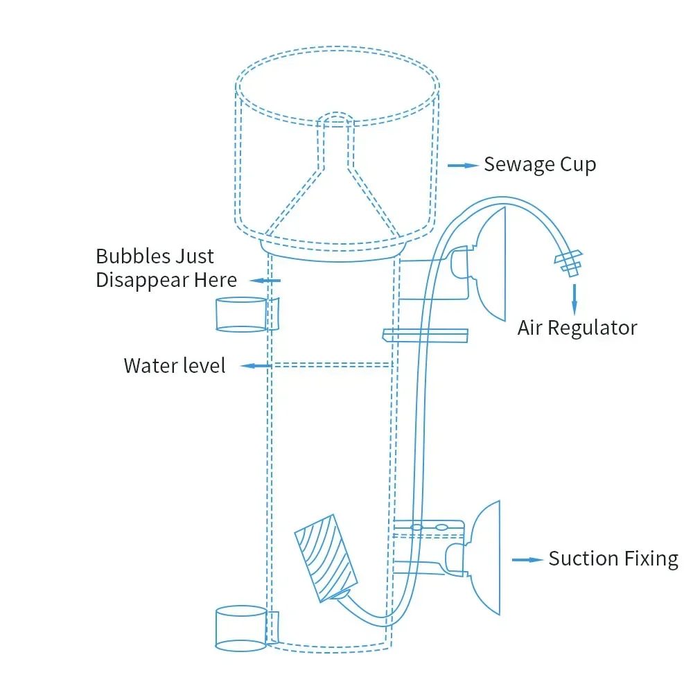 Seawater Fish Tank Protein Sep - Marine Aquarium Protein Skimmer 리뷰 및 가격