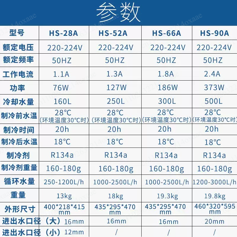 1PCS 28A 52A 66A 90A Water Chi - Marine Aquarium Chiller 리뷰 및 가격