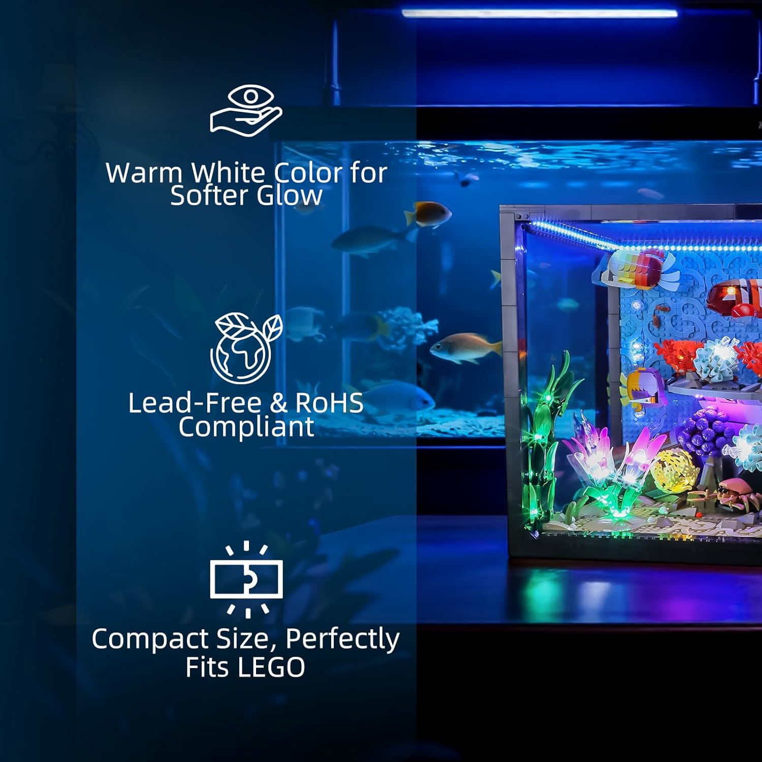 Hprosper LED Light for lego 10 - Aquarium Marine Light 리뷰 및 가격