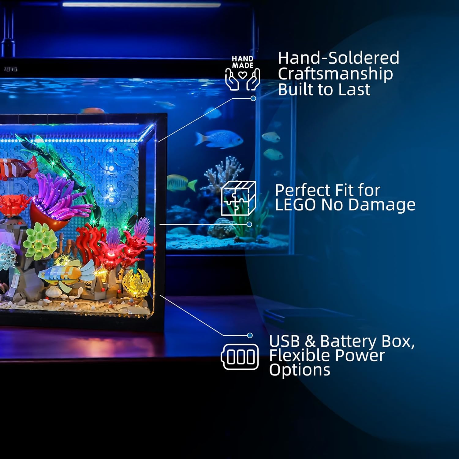 Hprosper LED Light for lego 10 - Aquarium Marine Light 리뷰 및 가격