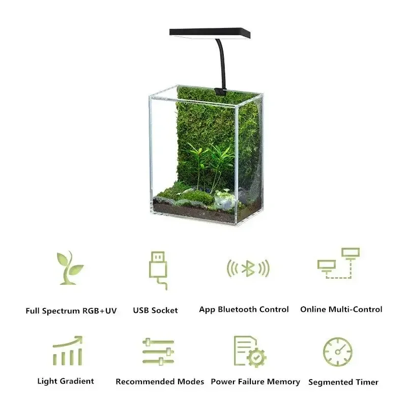 WEEK AQUA Mini 9 Pro USB Nano  - Aquarium Marine Light 리뷰 및 가격