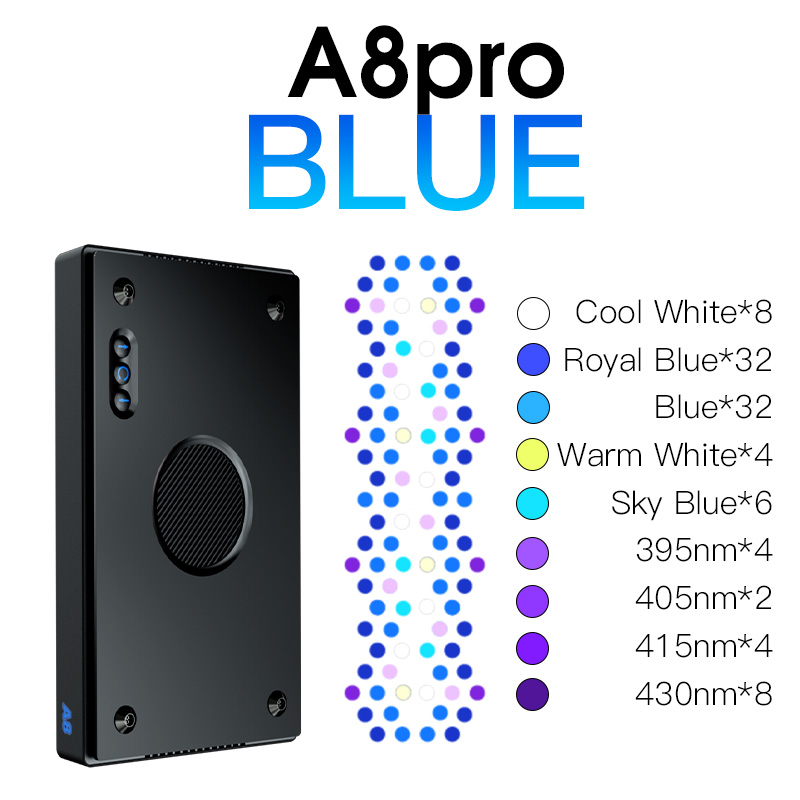 A8se BLUE A8pro Blue WiFi APP  - Aquarium Blue Marine Reef 리뷰 및 가격