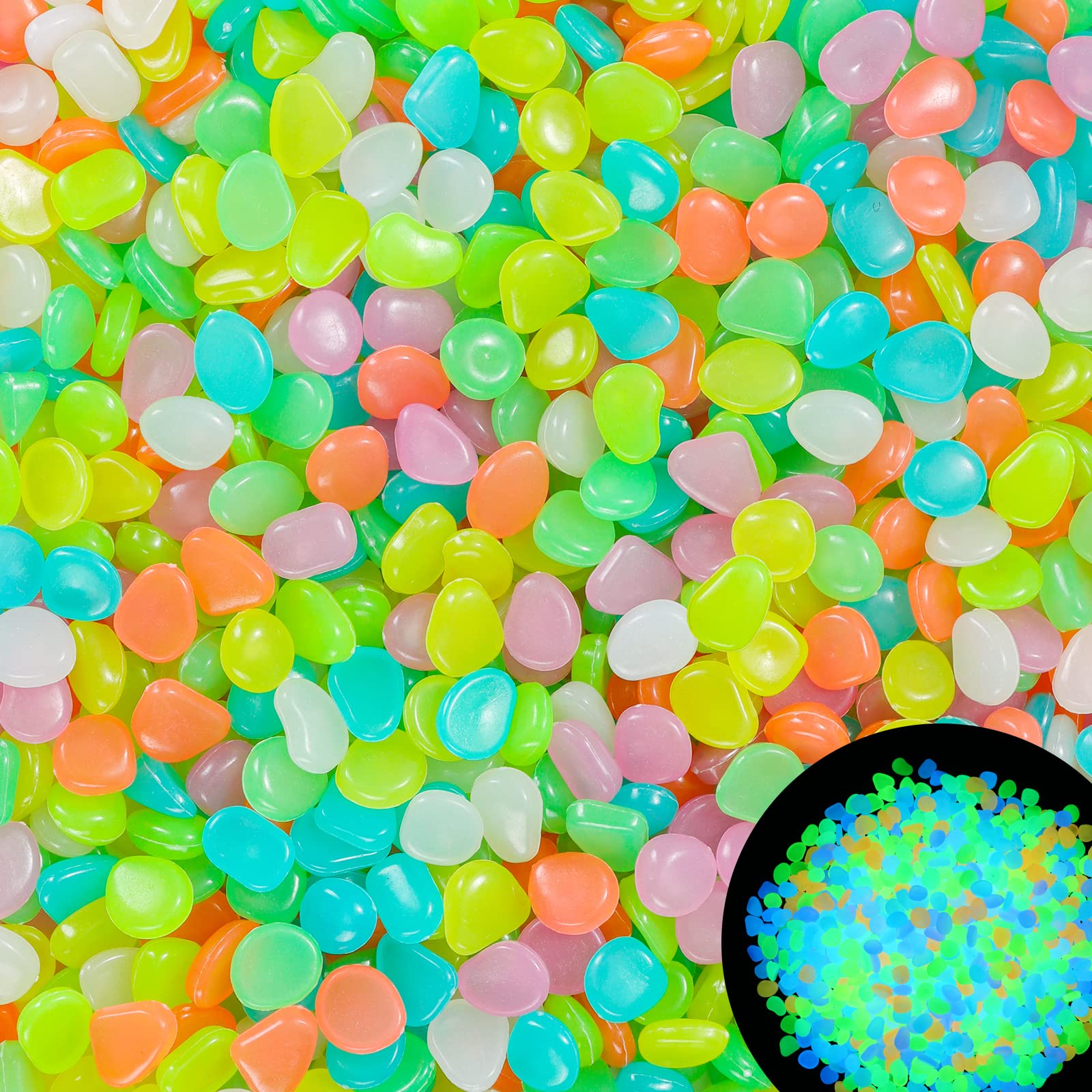 100Pcs Glow in the Dark Garden - Marine Aquarium Tanks 리뷰 및 가격