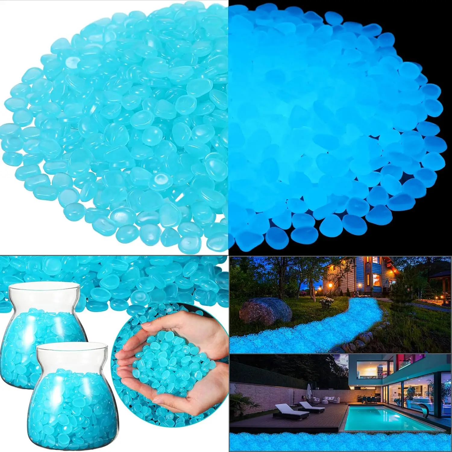 500Pcs Glow in The Dark Garden - Marine Aquarium Tanks 리뷰 및 가격